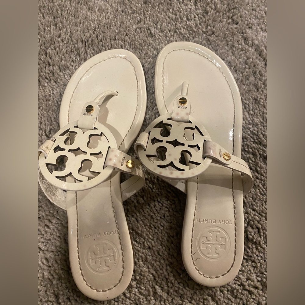 Tory Burch Miller Sandal White